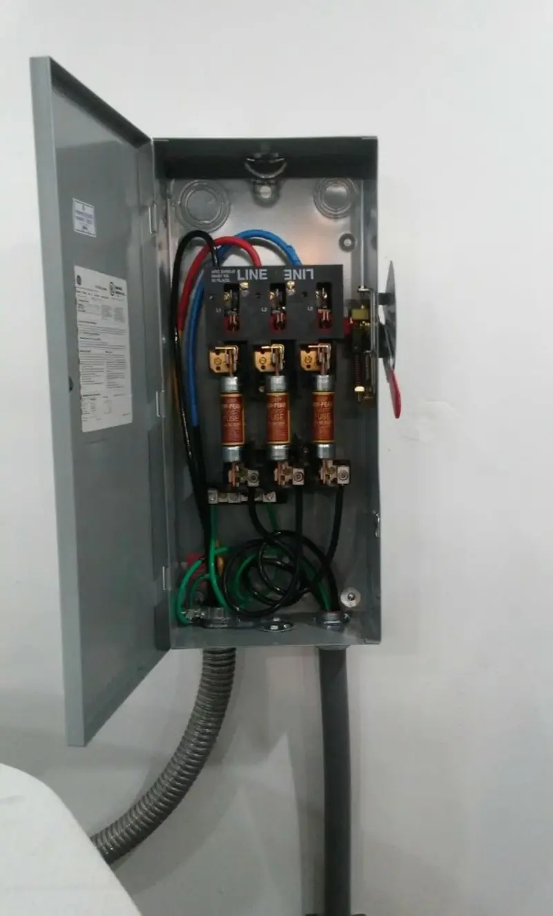 Three-phase disconnect switch installed for Electrical Wiring & Rewiring in Bay Minette